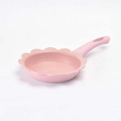 16CM Aluminum Baby Food Supplement Pot Stockpots Maifan Stone Children Milk Pot Soup Pot Noodle Omelette Pot  Kitchen Supplies
