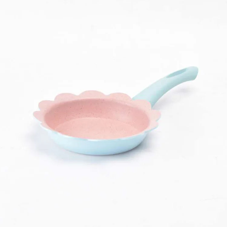 16CM Aluminum Baby Food Supplement Pot Stockpots Maifan Stone Children Milk Pot Soup Pot Noodle Omelette Pot  Kitchen Supplies