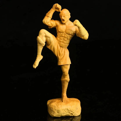 16CM The Legend, The Blind Monk Game People Wooden Statues Wall Statue Home Decoration Decoration Accessories