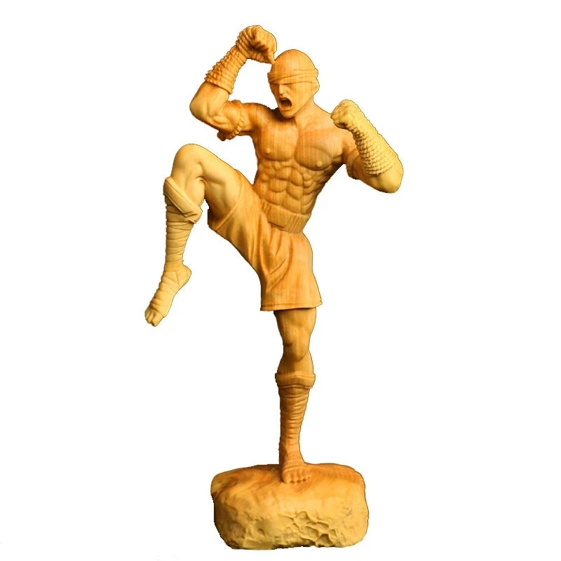 16CM The Legend, The Blind Monk Game People Wooden Statues Wall Statue Home Decoration Decoration Accessories