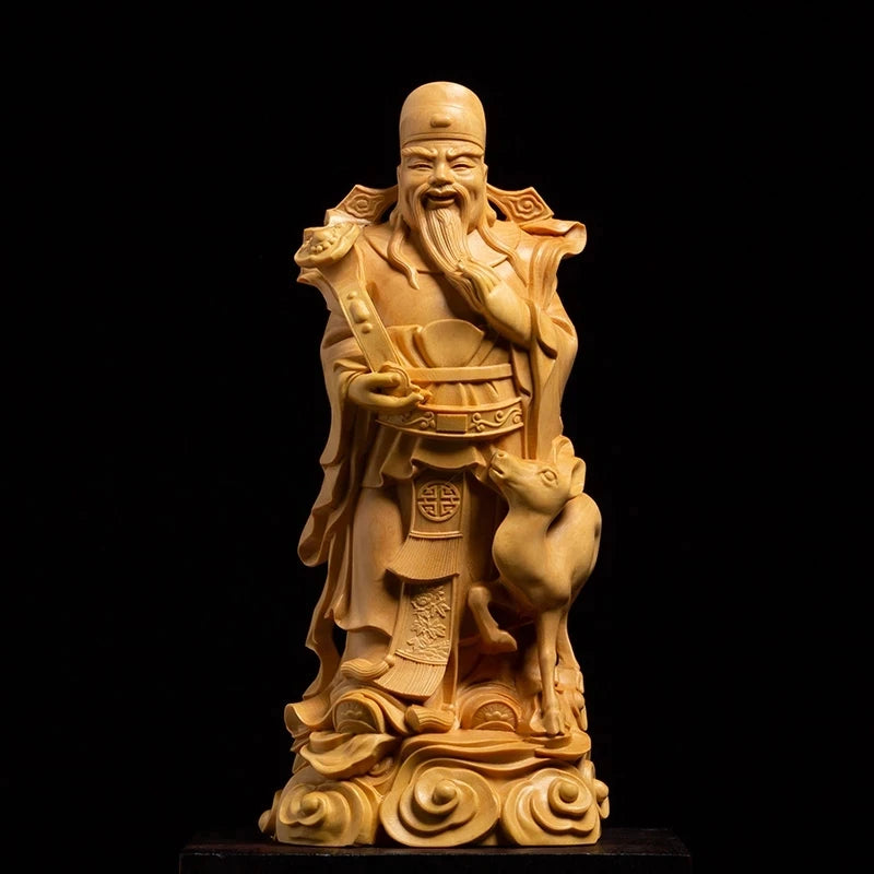 17 / 20CM Three Fortune Fu Lu shou Buddha Statue Three Star Gods Chinese Crafts for Home Decoration