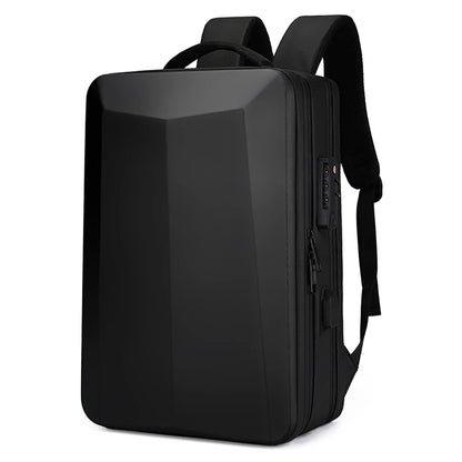 17.3''Laptop Backpack For Men High Quality Bag Commuting Business Backpack Plastic Waterproof Bag Work Hard Shell Computer Bag