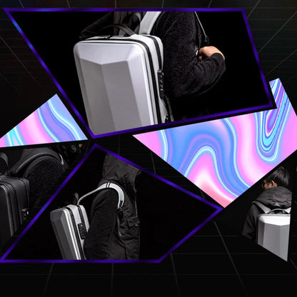 17.3''Laptop Backpack For Men High Quality Bag Commuting Business Backpack Plastic Waterproof Bag Work Hard Shell Computer Bag