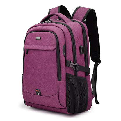 17.3''Large Capacity Backpack Oxford Bag USB Port Business Bag Laptop Backpack For Men Multifunctional Backpack Camping backpack