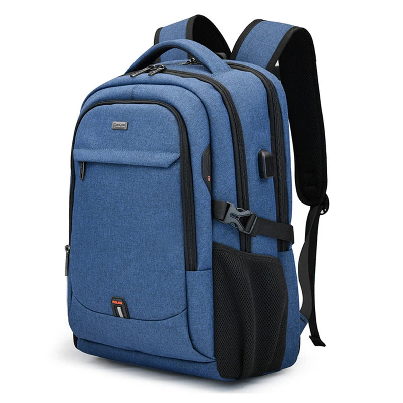 17.3''Large Capacity Backpack Oxford Bag USB Port Business Bag Laptop Backpack For Men Multifunctional Backpack Camping backpack