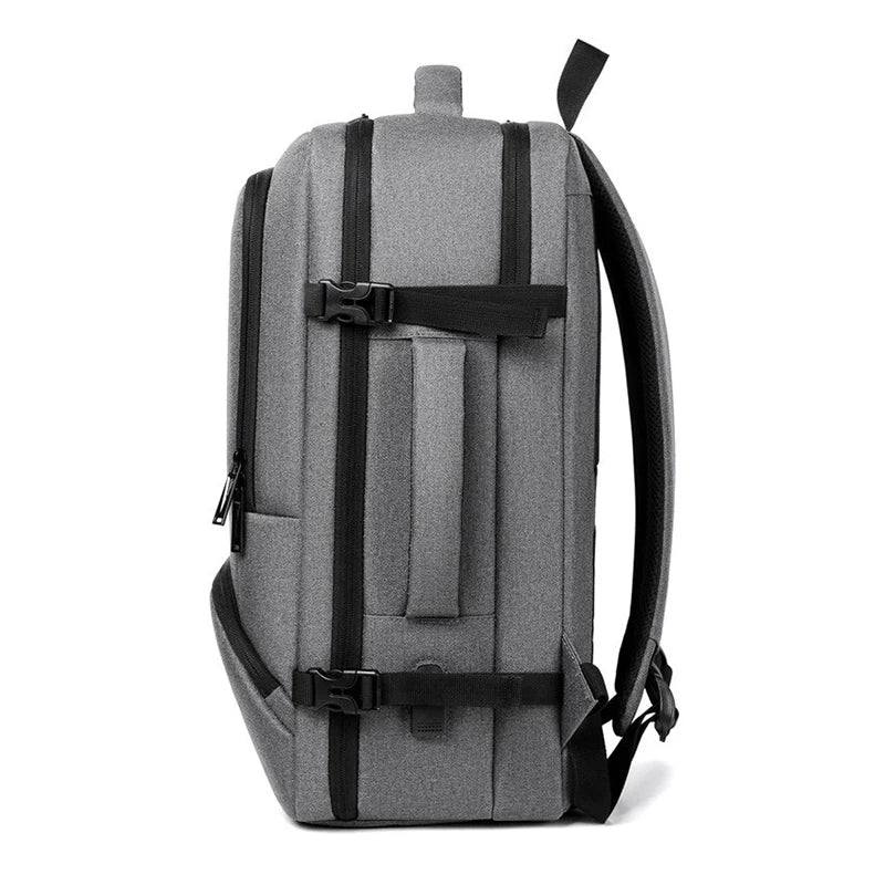 17.3''Large Capacity USB Port Multi-functional Business Laptop Backpack For Men Outdoor Travel Bag Oxford Waterproof Schoolbag