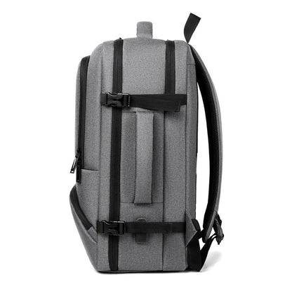17.3''Large Capacity USB Port Multi-functional Business Laptop Backpack For Men Outdoor Travel Bag Oxford Waterproof Schoolbag