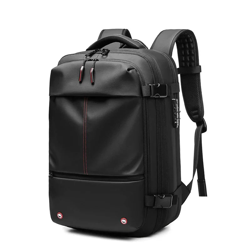 17.3 inch Laptop Backpack vacuum compression Travel Men Backpack Business Large Capacity school Backpack expand outdoor backpack