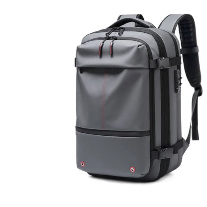 17.3 inch Laptop Backpack vacuum compression Travel Men Backpack Business Large Capacity school Backpack expand outdoor backpack