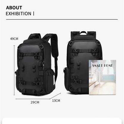 17.3 inch Military tactical shoulder Men  Travel Backpack Outdoor Waterproof Rider Cycling Sports Motorcycle Helmet Backpack