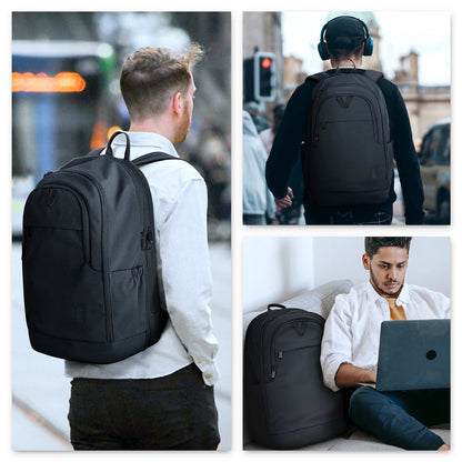 17.3inch Large Travel Backpack Men BAGSMART Computer Laptop Backpacks with USB Charging Part Expandable School Bag for Women