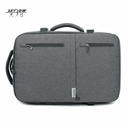 17 Inch Business Laptop Backpack Men Multifunctional Waterproof School Bag USB Charging Notebook Backbag Mochila Travel Rucksack