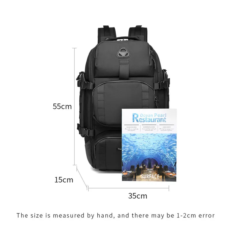 17' Laptop Large Capacity High Quality Backpacks Waterproof USB Charging Travel Backpack Men Business Multifunction Backpack