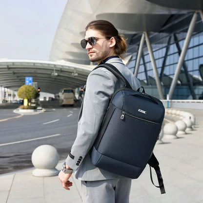 17 inch Business Backpack Men Luxury Anti-theft Waterproof School Laptop s USB Charging Travel Bag Aesthetic Design