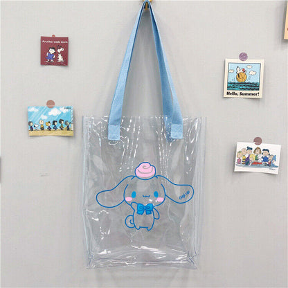 Kuromi My Melody Cinnamoroll Transparent Crossbody Bag Shoulder Bag Handbag Gift