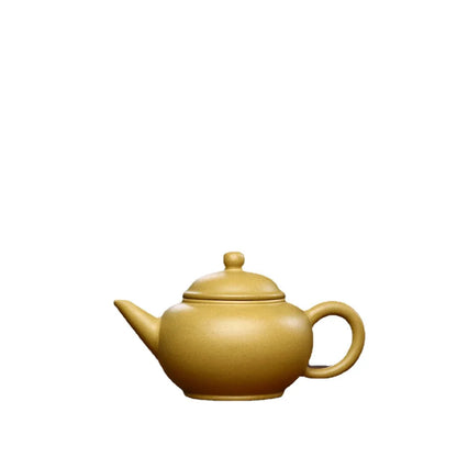 170ML Small Capacity Real Handmade Yixing Kettle Raw Ore Duan Mud Clay Teapot Golden Teaware Kun Fu Zisha Tea Pot