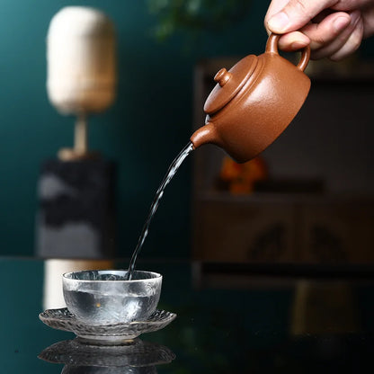 170cc Chinese Yixing Small Teapot Handmade Purple Clay Aged ZiNi jinglan Tea Pot Zisha