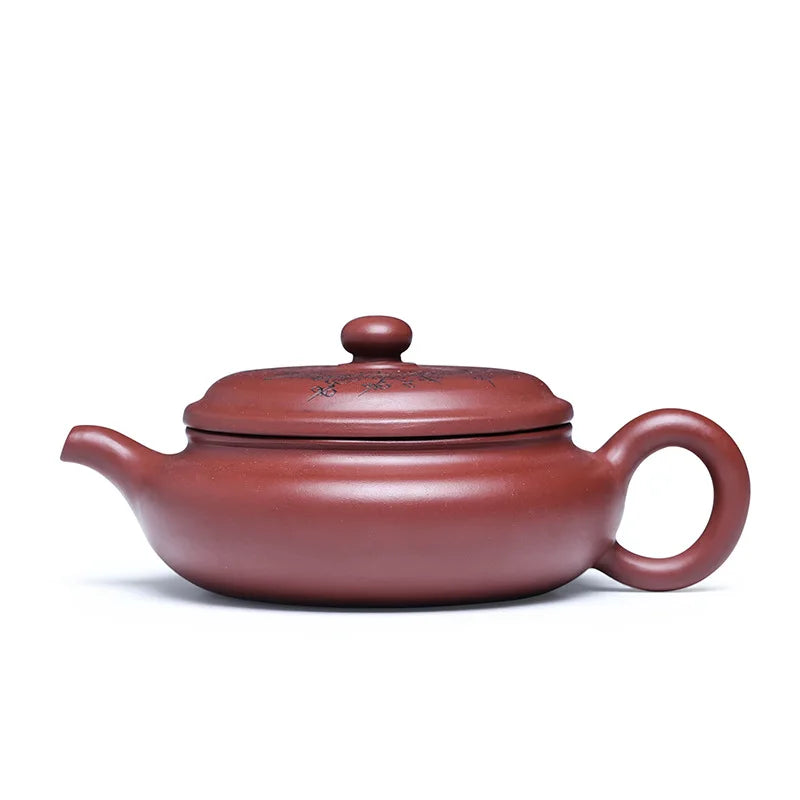 170cc Yixing Handmade Yixing clay teapot Original Mine Dragon Blood Sand Zen Tea One Taste One Tile Kung Fu Tea Set Chinese