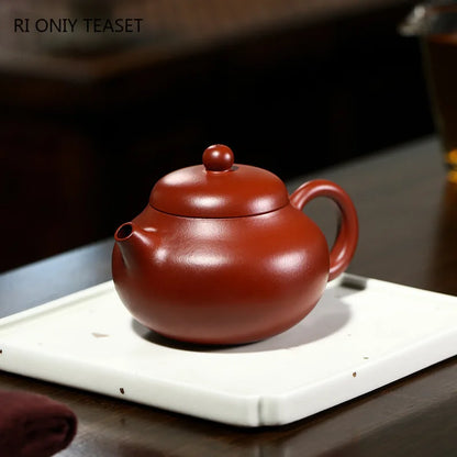 170ml Authentic Chinese Yixing Purple Clay Teapots Famous Artists Handmade Dahongpao Mud Tea Pot Kettle Zisha Tea Set Teaware