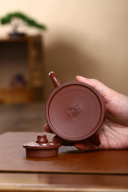 170ml Authentic Yixing Purple Clay Teapot Master Handmade Kettle Custom Beauty Tea Infuser Chinese Zisha Tea Accessories
