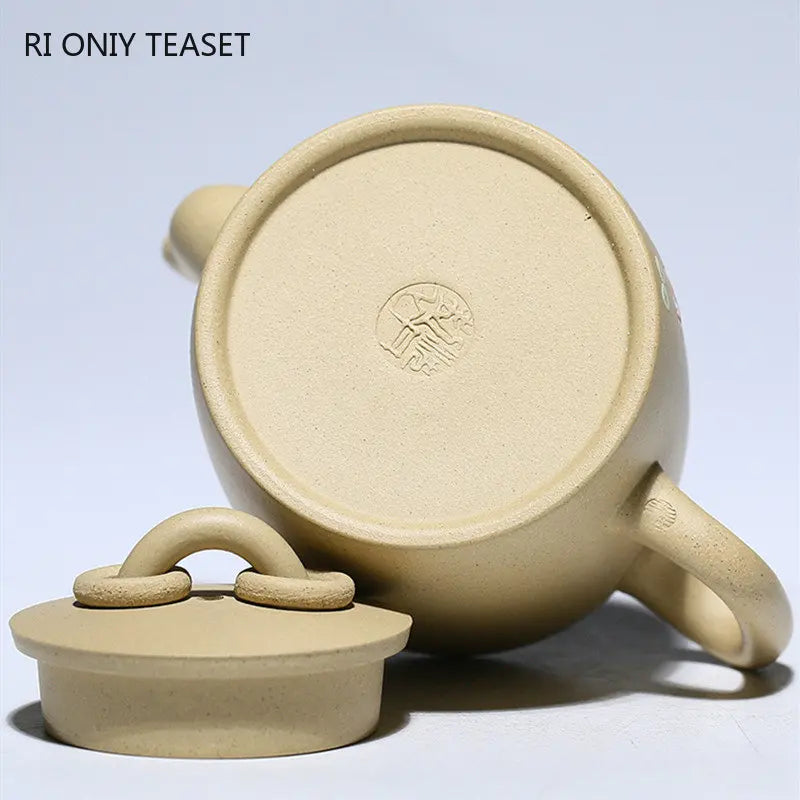 170ml Authentic Yixing Raw Ore Purple Clay Teapots Famous Artists Handmade Tea Pot Beauty Kettle Chinese Zisha Tea Set Teaware