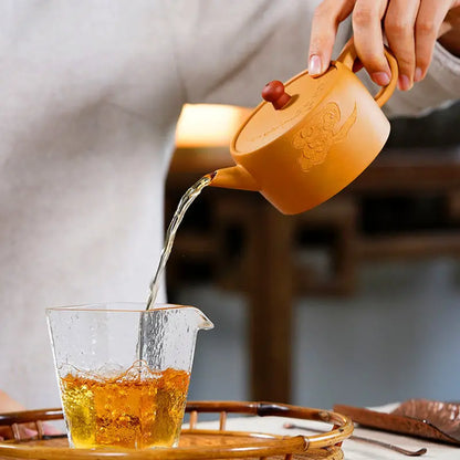 170ml Chinese Handmade Yixing Purple Clay Teapot  Small Capacity Tea Pot Kettle Puer Tea Set Kung Fu Zisha Teaware
