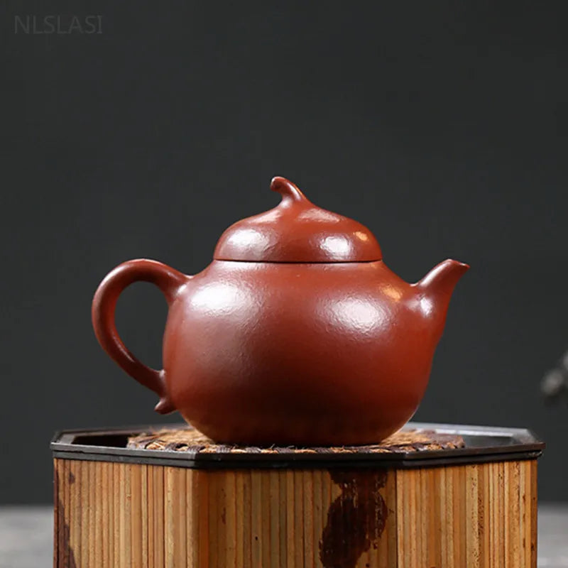 170ml Chinese Yixing Purple Clay Teapot Handmade Zhu Mud Beauty Kettle High Quality Zisha Tea Accessories Custom Filter Teaware