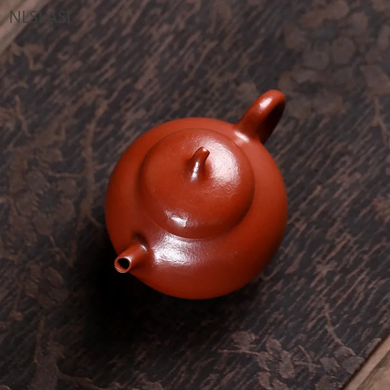 170ml Chinese Yixing Purple Clay Teapot Handmade Zhu Mud Beauty Kettle High Quality Zisha Tea Accessories Custom Filter Teaware