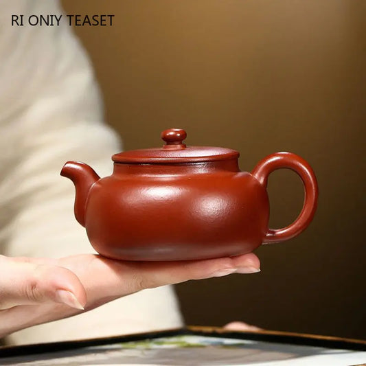 170ml Chinese Yixing Purple Clay Teapot Master Handmade Tea Pot Raw Ore Dahongpao Mud Beauty Kettle Authentic Zisha Tea Set