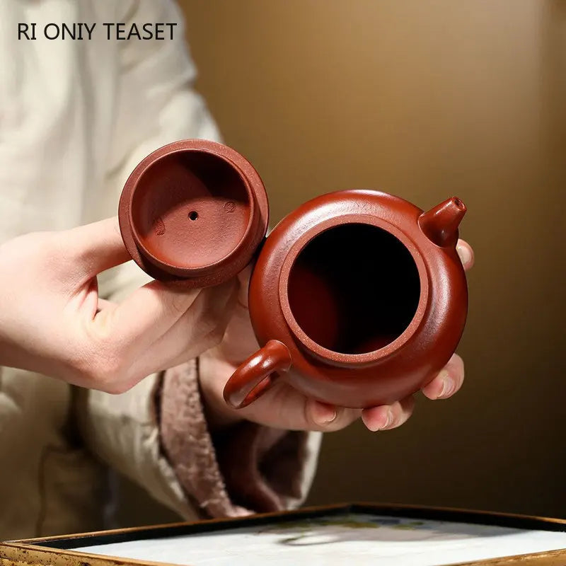 170ml Chinese Yixing Purple Clay Teapot Master Handmade Tea Pot Raw Ore Dahongpao Mud Beauty Kettle Authentic Zisha Tea Set