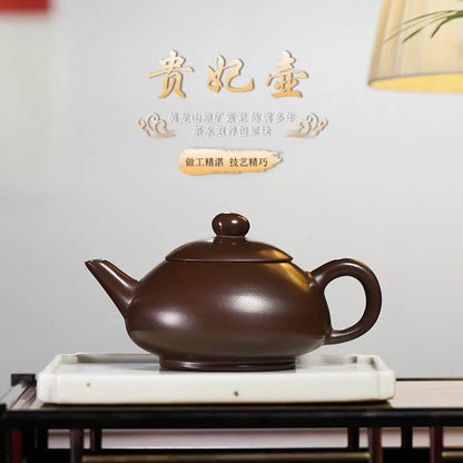 170ml Chinese Yixing Purple Clay Teapots Raw Ore Dahongpao Home Tea Pot Tea Ceremony Accessories Household Zisha Teaware