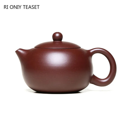 170ml Chinese Yixing Purple Clay Teapots Raw Ore Zhu Mud Famous Handmade Xishi Tea Pot Authentic Zisha Kettle Teaware Gifts