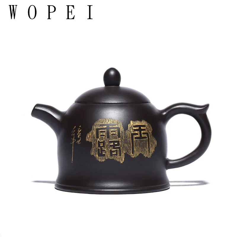 170ml Classic Yixing Purple Clay Teapot Handmade Black Mud Filter Tea Pot Household Zisha Beauty Kettle Chinese Tea Set Gifts