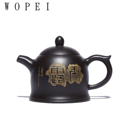 170ml Classic Yixing Purple Clay Teapot Handmade Black Mud Filter Tea Pot Household Zisha Beauty Kettle Chinese Tea Set Gifts