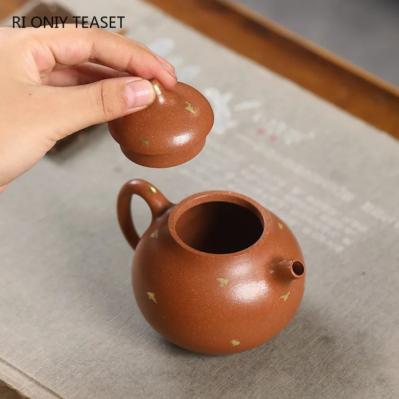 170ml High-end Chinese Yixing Purple Clay Teapots Beauty Kettle Famous Handmade Tea Pot Raw Ore Zisha Tea Set Teaware Collection