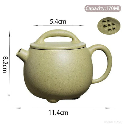 170ml Yixing High-end Purple Clay Teapot Master Creative Handmade Tea Pot Beauty Kettle Chinese Zisha Tea Set Collection Gifts
