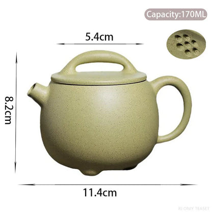 170ml Yixing High-end Purple Clay Teapot Master Creative Handmade Tea Pot Beauty Kettle Chinese Zisha Tea Set Collection Gifts