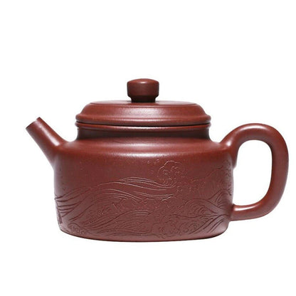 170ml Yixing High-end Purple Clay Teapots Famous Artists Handmade Tea Pot Raw Ore Purple Mud Beauty Kettle Chinese Zisha Tea Set