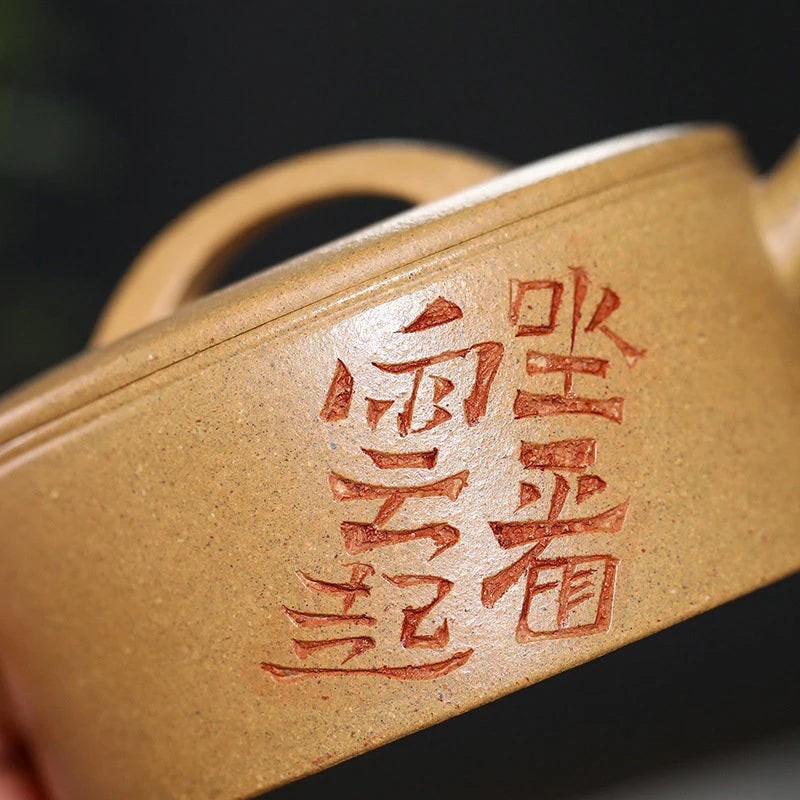 170ml Yixing High-end Purple Clay Teapots Handmade Large Caliber Tea Pot Raw Ore Section Mud Kettle Chinese Famous Zisha Tea Set