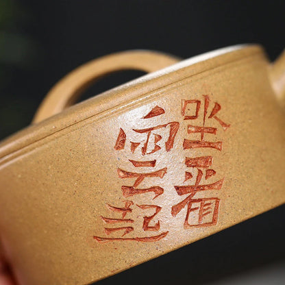 170ml Yixing High-end Purple Clay Teapots Handmade Large Caliber Tea Pot Raw Ore Section Mud Kettle Chinese Famous Zisha Tea Set
