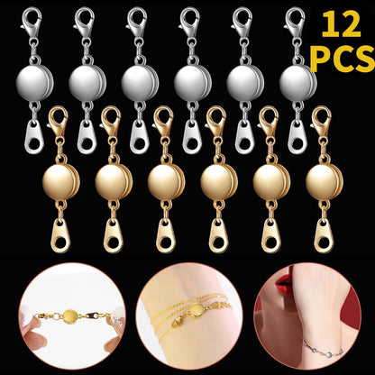 Strong Magnetic Lobster Clasps Jewelry Necklace Converter Extender Hook Closures