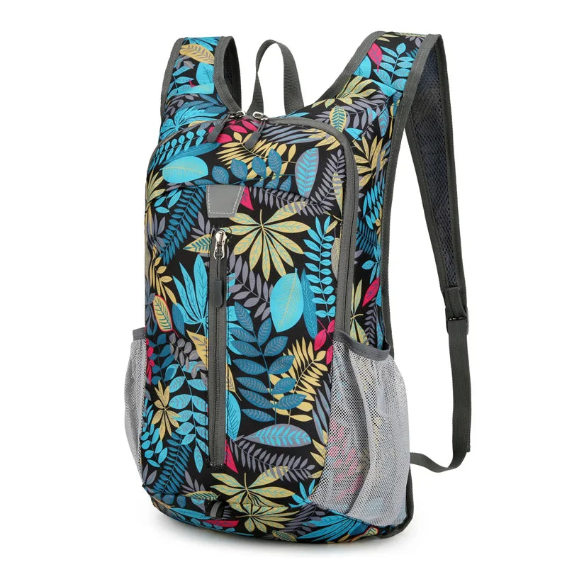 17L Ultralight Foldable Backpack Mountaineering Climbing Cycling Travel Knapsack Hiking Daypack Outdoor Camping Shoulders Bag