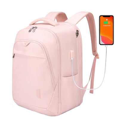 18.5’’ Large Backpacks for Women College Shool bag BAGSMART Notebook Travel Laptop Backpack with USB Charging Port Computer Bag
