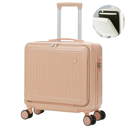 18 Inch Trolley Case Travel Suitcase Boarding Case Mini Password Box Suitcase Portable Universal Wheel Rolling Luggage Bag