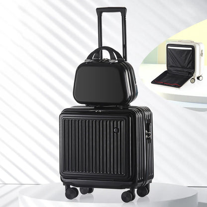18 Inch Trolley Case Travel Suitcase Boarding Case Mini Password Box Suitcase Portable Universal Wheel Rolling Luggage Bag