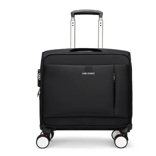 18 Inch Women Under Seat Spinner Suitcase Travel Rolling luggage bag Carry-On Luggage Suitcase Bag Women 18" Travel Trolley Bag