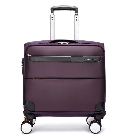 18 Inch Women Under Seat Spinner Suitcase Travel Rolling luggage bag Carry-On Luggage Suitcase Bag Women 18" Travel Trolley Bag