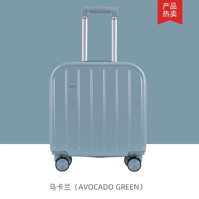 18 inch cabin suitcase, cute small lightweight suitcase fo girls and children, 20 inch trolley suitcase, mother and son suitcase