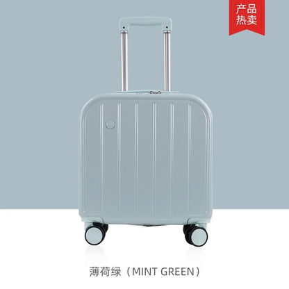 18 inch cabin suitcase, cute small lightweight suitcase fo girls and children, 20 inch trolley suitcase, mother and son suitcase