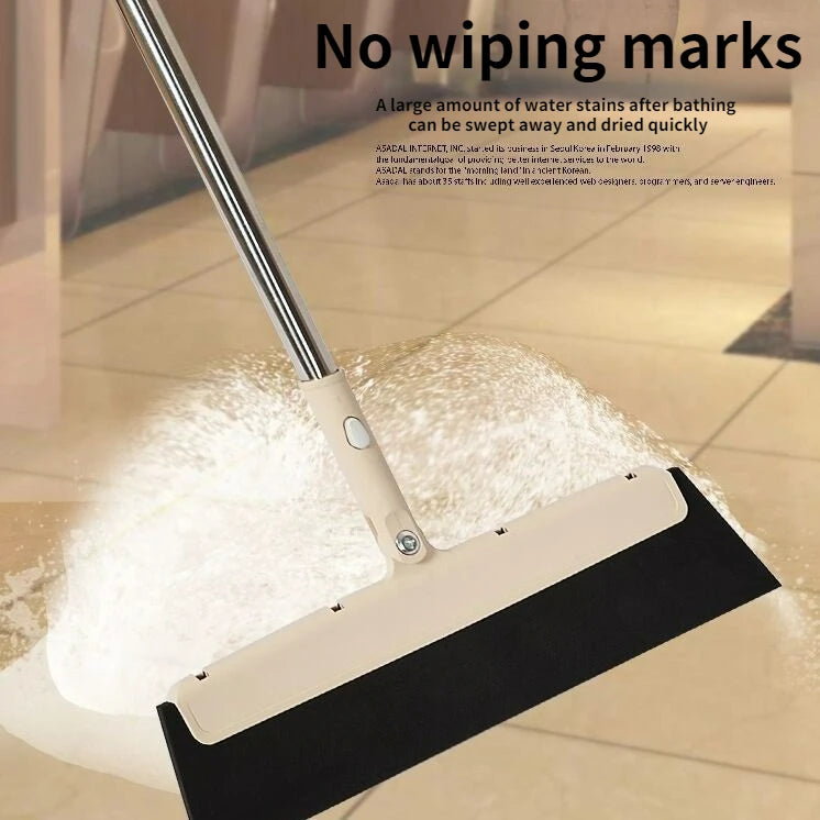 180° Magic Broom Floor Brush Scrub Brush with Adjustable Long Handle Scrubber With Stiff Bristles for Tile Cleaning